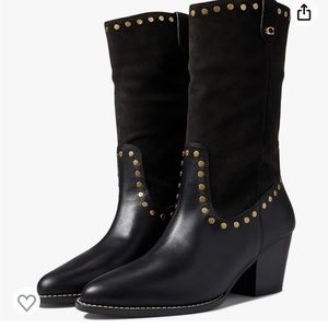 COACH Pheobe Leather Bootie